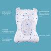 Baby Bath Pad Baby Bath Seat, Baby Bath Cushion Pad Newborn Bathtub Mat, Infant Bath Supporter Net Baby Bathtub Pillow, Bathing Tub Seat, Gifts (White Stars) view 3