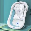 Baby Bath Pad Baby Bath Seat, Baby Bath Cushion Pad Newborn Bathtub Mat, Infant Bath Supporter Net Baby Bathtub Pillow, Bathing Tub Seat, Gifts (White Stars) view 4