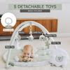 Aila+Aiden 6-in-1 XL Play Mat & Play Gym, Baby Gym, Baby Activity Gym, Sensory Exploration and Motor Skill Development Toys (Sage) view 3