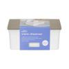 Ubbi Baby Wipes Dispenser with Weighted Plate and Secure Seal, Nursery and Baby Registry Essential to Keep Wipes Fresh, Taupe view 3
