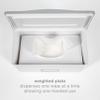 Ubbi Baby Wipes Dispenser with Weighted Plate and Secure Seal, Nursery and Baby Registry Essential to Keep Wipes Fresh, Taupe view 4