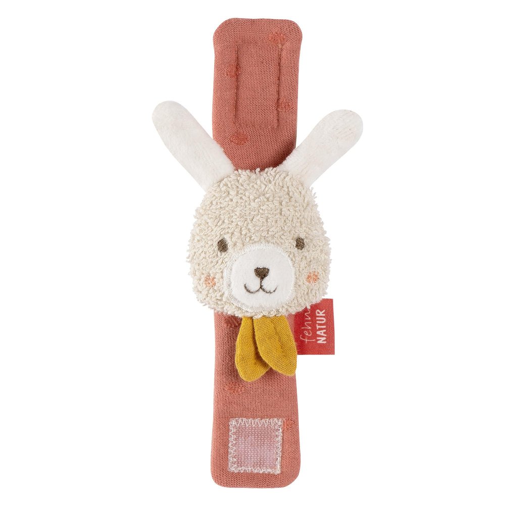 Fehn fehnNATUR Rattle Bracelet Rabbit Design