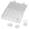 100 Pieces Coin Capsules Protect Gasket Coin Holders with Transparent Protective Case Plastic Clear Coin Storage Box for Coin Collection Exhibition Supplies Gift view 1