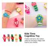 TOYANDONA Cartoon Watch Toy for Kids Creative Kids Wristwatch Educational Toy Bracelet Kid Watch Playthings for Early Learning and Cognitive Development 3.07X1.37X0.78In view 3
