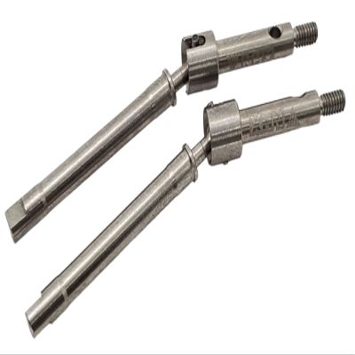 NHX Stainless Steel FR Axles w/Dogbone 2.8mm 2 for SCX24