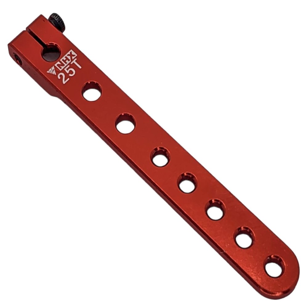NHX RC Clamping Aluminum 61mm 25T Servo Horn Arm -Red