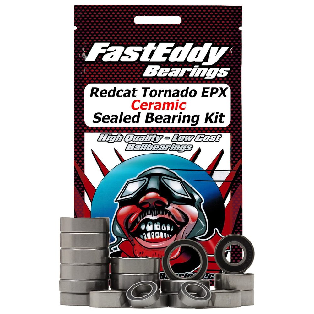 FastEddy Bearings Compatible with Redcat Tornado EPX Ceramic Sealed Bearing Kit
