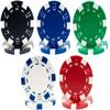 Striped Dice Clay Composite Poker Chips 5 Colors 1000 pcs view 1