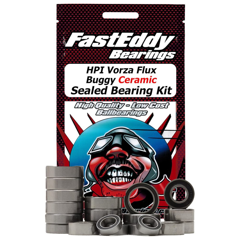 FastEddy Bearings Compatible with HPI Vorza Flux Buggy Ceramic Sealed Bearing Kit