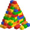 WYSWYG Large Classic Building Blocks Set 70 Pcs in 5 Colors, Big Construction Bricks Compatible with Duplo, Preschool STEM Educational Toys for Age 3-6 view 1