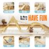 Houseables Pickler Set, Pikler Triangle Set, Pickler, Pikler Climber, Montessori Climber, Toddler Climbing Toys Indoor, Wooden Indoor Jungle Gym, Montessori Play Gym, Playground for Kids, Toddlers 1-3 view 3
