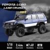 EAZYRC FMS Fcx18 1/18 Land Cruiser 80 Toyota RC Rock Crawler RTR 4x4 Off-Road Waterproof Hobby Grade RC Trucks All Terrains for Adults and Beginner(Blue) view 2