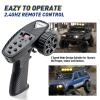 EAZYRC FMS Fcx18 1/18 Land Cruiser 80 Toyota RC Rock Crawler RTR 4x4 Off-Road Waterproof Hobby Grade RC Trucks All Terrains for Adults and Beginner(Blue) view 3