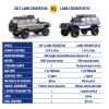 EAZYRC FMS Fcx18 1/18 Land Cruiser 80 Toyota RC Rock Crawler RTR 4x4 Off-Road Waterproof Hobby Grade RC Trucks All Terrains for Adults and Beginner(Blue) view 4