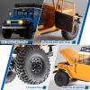 EAZYRC X FMS 1/10 Toyota Land Cruiser FJ40 RS with Licensed RC Truck Blue, All Terrain Waterproof 4WD 35T 550 Motor RC Crawler for Adult,2.4Ghz Remote Control, RS Version(Yellow) view 3