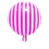 18 Inch Pink Striped Balloons Helium Foil Mylar Pink Striped Balloons for Girls Themed Birthday Baby Shower Ceremonies Holiday Parties Decorations Supplies view 1