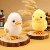 HawaStar Easter Wind-Up Plush Toys Fluffy Realistic Jumping Chicks & Ducks for Kids (Pack of 4) view 3