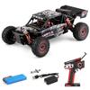 GoolRC WLtoys 124016 V2 Brushless RC Cars, 1:12 Scale Remote Control Car, 4WD 75KM/H High Speed Racing Car for Adults, 2.4GHz All Terrain Off Road RC Truck, Electric Vehicle Buggy with Metal Chassis view 1