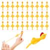 BUVUDI 30 Pieces Rubber Chicken Slingshot Rubber Chickens Flying Chicken Slingshot Flicken Chicken Game Finger Slingshot Chicken Toys Chicken Flingers Flinging Chickens for Party Favors Activity Gift view 1