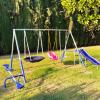 BeneLabel Heavy Duty Swing Hangers with Bearings - Set of 2 Stainless Steel 304 Hardware for Wood & Metal Beams - Ideal for Hanging Hammocks, Yoga Swings, Porch Swing - 1500LB Capacity - 7" x M2/5" view 2