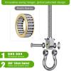 BeneLabel Heavy Duty Swing Hangers with Bearings - Set of 2 Stainless Steel 304 Hardware for Wood & Metal Beams - Ideal for Hanging Hammocks, Yoga Swings, Porch Swing - 1500LB Capacity - 7" x M2/5" view 3