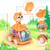 ShinySong Baby Toy Cars Press and Go Car for Toddler, Light Up Toys Birthday Gifts for Kids Boys Girls, Tiger 2PCS view 2