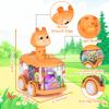 ShinySong Baby Toy Cars Press and Go Car for Toddler, Light Up Toys Birthday Gifts for Kids Boys Girls, Giraffe 2PCS view 2