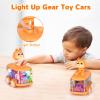 ShinySong Baby Toy Cars Press and Go Car for Toddler, Light Up Toys Birthday Gifts for Kids Boys Girls, Giraffe 2PCS view 4