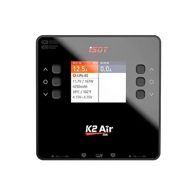 iSDT K2 Air Bluetooth 20A Dual Smart Charger/Discharger - AC 200W / DC 500W x2-4