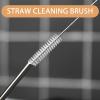 10pcs Bottle Straw Cleaning Brush Flexible Thin Cleaner for Bottles Water Straws Ergonomic Non- Handle Hanging for view 2