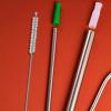 10pcs Bottle Straw Cleaning Brush Flexible Thin Cleaner for Bottles Water Straws Ergonomic Non- Handle Hanging for view 3