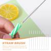 10pcs Bottle Straw Cleaning Brush Flexible Thin Cleaner for Bottles Water Straws Ergonomic Non- Handle Hanging for view 4