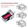 ANNIMOS 150KG Robot Servo Motor 12V High Voltage High Torque Steel Gear Large Digital Steering Servos with Mount Brackets view 4