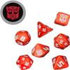 Renegade Game Studios Transformers Roleplaying Gam e Dice Set, Red view 3