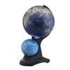 Dual Globe World Map & Constellation Decor - 17.5" Geography Education Gift for Home Office view 1