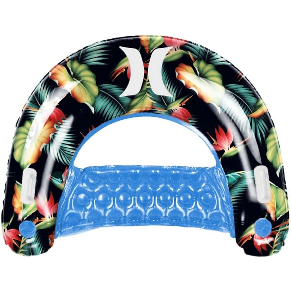 Hurley Inflatable Floating Pool Chair, Dark Tropical (1531012C)