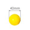 harayaa 25 Pieces Bingo Ball Set Numbered Bingo Balls Raffle Balls Calling Balls PP Material Suitable for Birthday Party Office Game Lottery Machine Club, Yellow view 3