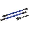 Traxxas 7897X Blue Anodized Toe Links, 7075-T6 Alum (2): X-Maxx WideMaxx Kit view 1