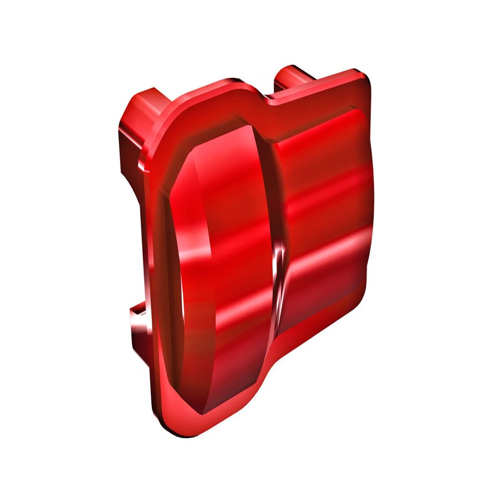 Traxxas 9787-RED Axle Cover, 6061-T6 Aluminum (Red-Anodized) (2)