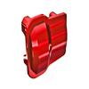 Traxxas 9787-RED Axle Cover, 6061-T6 Aluminum (Red-Anodized) (2) view 1