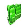 Traxxas 9787-GRN Axle Cover, 6061-T6 Aluminum (Green-Anodized) (2) view 1