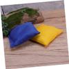 2pcs Set Bean and Girls Small Sandbags for Games Flat Shape Plastic Granules Beanbag and Girls Outdoor Toys view 2