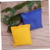 2pcs Set Bean and Girls Small Sandbags for Games Flat Shape Plastic Granules Beanbag and Girls Outdoor Toys view 3