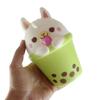1 Large Alpaca 6" Animal Drinking Bubble Drink Cute Micro Slow Rise Squishy Toys - Memory Foam Party Favors, Prizes, OT Cow, Alpaca, Cat, Corgi, Bear, Unicorn (1 Alpaca) view 1