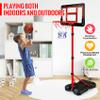 Kids Basketball Hoop with Stand, Adjustable Basketball Set, Toddler Basketball Toys for Boys Age 3 4 5 6 7 8, Indoor Outdoor Backyard Sport Game Gifts view 2