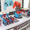 1 PCS Video Game Happy 12th Birthday Cake Topper Glitter Video Game Cake Pick Game On Controllers Twelve Cheers to 12 Years Cake Decoration for Happy 12th Birthday Party Supplies Green view 4