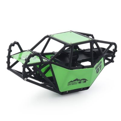 Nylon & Plastic Rock Body Shockproof Roll Cage Frame Kit for 1/10 RC Crawler Off-Road Truck (Green)
