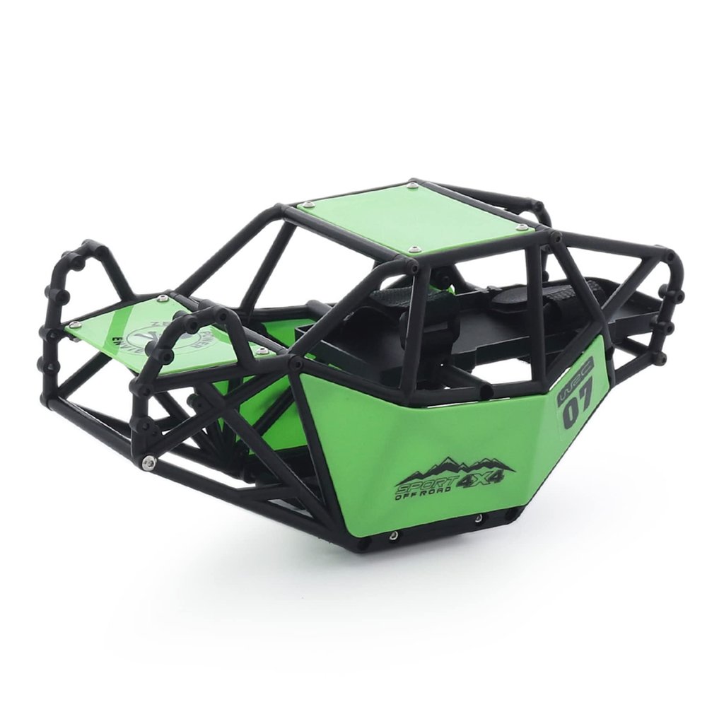 Nylon & Plastic Rock Body Shockproof Roll Cage Frame Kit for 1/10 RC Crawler Off-Road Truck (Green)