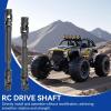 RC Drive Shaft, Steel Heavy Duty Driveshafts Universal Joint Metal Drive Shaft 105-157mm/ 90-115mm for 1/10 Axial SCX10 TRAXAS TRX4 RC Crawler Car Upgrade Parts view 2