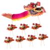 ARTIBETTER 8pcs Chinese Style Dragon Garland Paper Handheld Decorations for Year Party Photo Props for Boy Girl Celebrations view 1